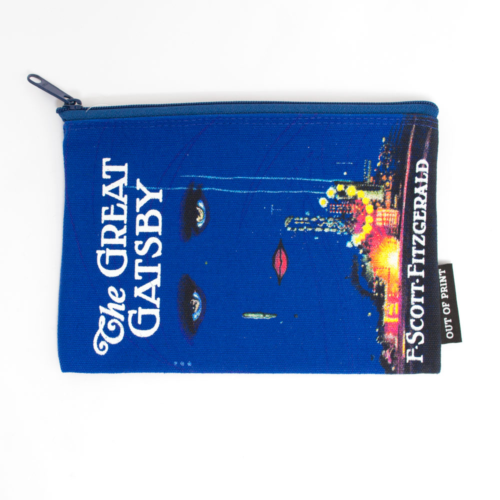 Out of Print, Cotton, Pencil Pouch, Great Gatsby